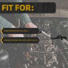 HVAC Heater Water Outlet Hose Compatible With Ford Expedition 2018-2021 for Lincoln Navigator 2018-2022 3.5L V6