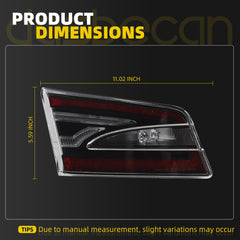 Dasbecan Inner Led Tail Light Compatible With Tesla Model S 2014-2021