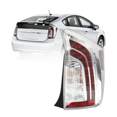 Right Passenegr Side Tail Light Compatible with 2012-2015 Toyota Prius Rear Tail Lamp Replaces# TO2801189 8155147190 5pins With Halogen Bulbs