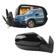 Side Rear View Mirror Compatible with 2016-2022 Honda Pilot Power Heated ABS Housing Door Rearview Mirror Passenger Right 76200TG7C01ZC 76200-TG7-C01ZC HO1321312(5pin)