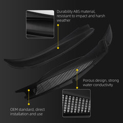 Windshield Wiper Cowl Panel Grille Compatible with Chevy Express GMC Savana 1500 2500 3500 1996-2017 Replace 25826330 25826329 Left and Right Side Front Window Cover Insert Panel