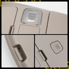 LED Overhead Console Assembly Compatible with 1998-2001 Dodge Ram 1500 2500 OEM Replace 55350657 SN96TL2AA SN94TL2AA L0021202 55350655 55350002