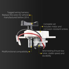 RV Fan Vent Lift Motor Compatible with Fan-Tastic B Series Models 807350 & 803350 RV Roof Vent 17 RPM Motors Replace# K6010-81