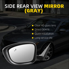Dasbecan Side Mirror For 2023-2026 Honda Accord 5Pin Left (Meteorite Gray)