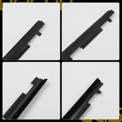 2Pcs Outer Window Sweep Weatherstrip Seal Compatible with Chevy & GMC C1500 C2500 C3500 K1500 K2500 K3500 1988-2002 Replaces 15991406 15991405