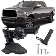 Rear Bedstep Retractable Bumper Side Step Compatible with 2019 2020 2021 2022 2023 Dodge Ram 2500 3500 Replaces# 82215842AC 82215842AD 82215842AE 82215842AF 82215842AG