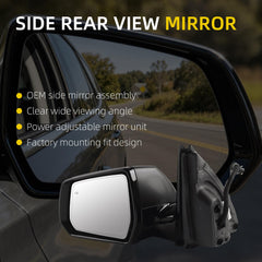 Dasbecan Side Mirror For 2020 2021 Chevy Traverse Premier/High Country