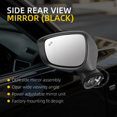 Dasbecan Side Mirror For Mazda CX-5 2015 2016 With Blind Spot