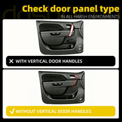 Front Inner Door Panel Compatible With 2010-2014 Chevrolet/Chevy Silverado Tahoe Suburba GMC Sierra Yukon XL Cadillac Escalade ESV/EXT Left Driver Side Replace# 80994 84127285(Black)