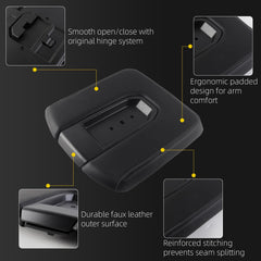 Dasbecan Center Console Armrest Lid Compatible with Chevy GMC 2019-2026