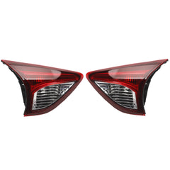 Tail Light Compatible with 2013-2016 Ma-zda CX-5 Left+Right Side Rear Inner w/o Bulbs Replaces# KD53-51-3G0D MA2802108 KD53-51-3F0D MA2803108（LH+RH）