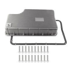 Transmission oil pan Compatible With 11-19Ford F250 F350 (Silvery) For 2011-2019 Ford F250 F350 F450 F550 Super Duty 6.7L with 6R140 Transmission Replace# 328052010