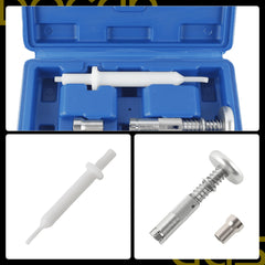 Dasbecan Fuel Injector Rail Seal Removal Installer Tool Kit Compatible with Mercedes-Benz M133 M139 M176 M177 M178 M254 M260 M264 M270 M274 M276 M278 Engines Replace 278 589 01 15 03