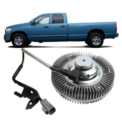 Electric Radiator Cooling Fan Clutch 3282 Compatible With Cummins diesel 5.9L 6.7L L6 Dodge Ram 2500 3500 4000 4500 5500 Replaces# 55056990AC 55056990AA 55056990AB