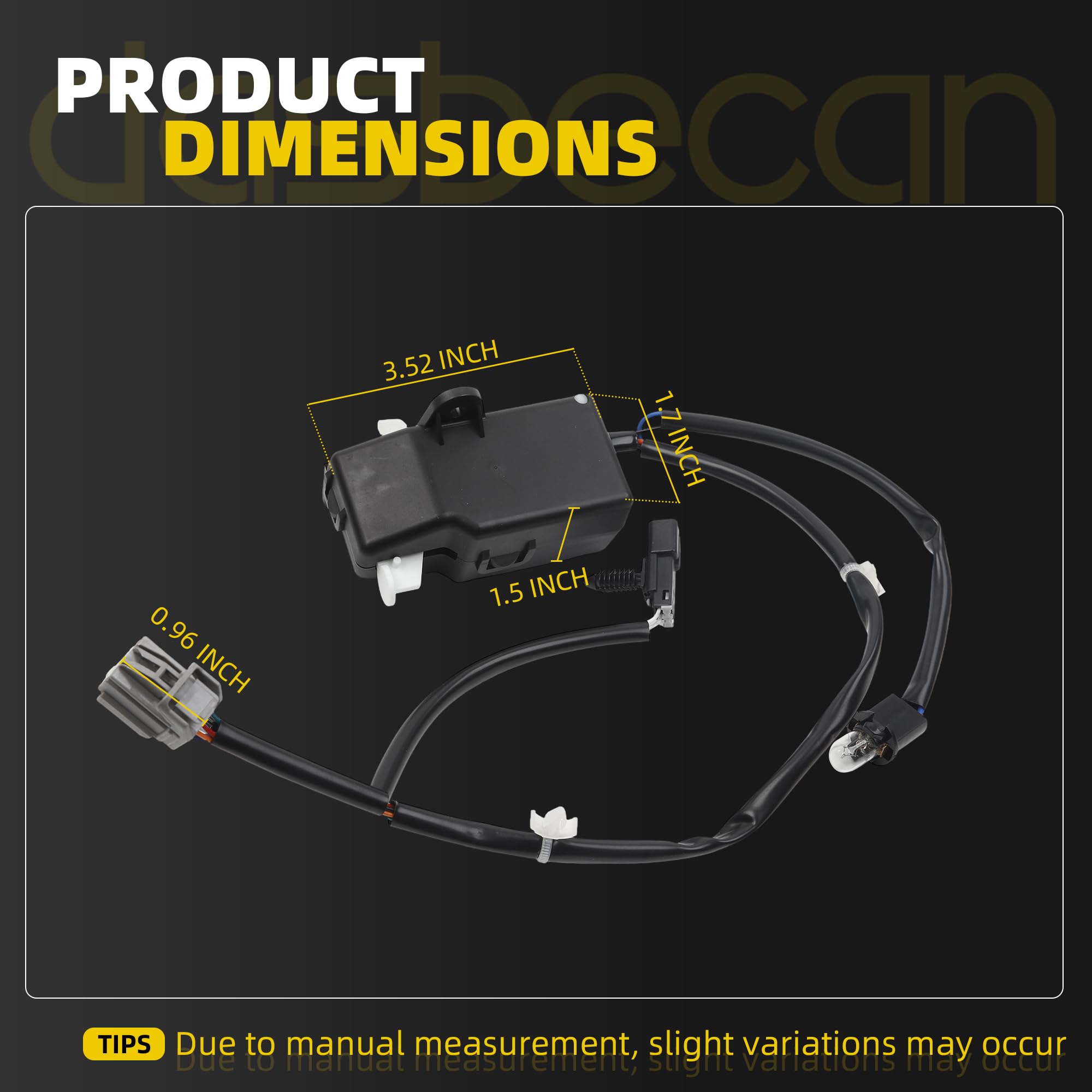 Transmission Shift Actuator Compatible with Ford F-150 2004-2014 / Lincoln Mark LT 2006-2008 Automatic Shift Lock Gear Actuator Replace# ‎609039 4L3Z-7E096-AA 4L3Z-7E096-AB 7L3Z-7E096-A - Dasbecan