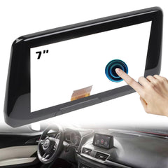 7" Touch Screen Digitizer Glass Navigation Radio Compatible with Mazda 3 2017 2018, Replaces# B61A-61-1J0 B61A611J0A B61A611J0B BJS7669C0E, 7 inch Touchscreen