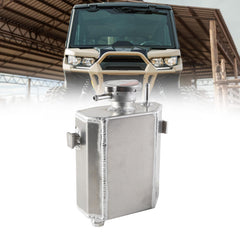 Aluminum Cooling Reservoir Tank Compatible with Can Am Maverick Fits Can‑Am Commander, Defender HD10, Maverick 1000R & Spyder RS Roadster for select model years