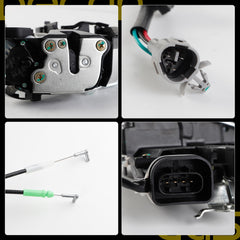 Front Right Door Lock Actuator Compatible with Toyota 00-06 For 2000-2006 Toyota Tundra DLX, Limited, SR5|6 Cyl 3.4L, 6 Cyl 4.0L, 8 Cyl 4.7L Replace# 69030-0C010, 690300C010, 69030 0C01