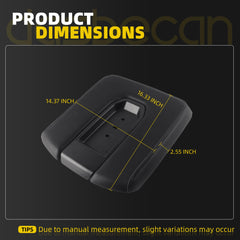 Dasbecan Center Console Armrest Lid Compatible with Chevy GMC 2019-2026
