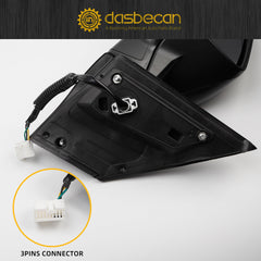 Left Driver Side Mirror Non-heated Compatible with Honda C-RV 2012-2016 Replaces 76258-T0A-A11 (3Pins)