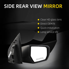 Side Rear View Mirror Compatible With 2023-2026 Chevy Colorado Power Glass Heated Electric adjustment Door Mirrors Right Passenger Side Replace# 87845755 85655425 85655425-PFM(5 Pins)