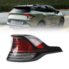 Tail Light Assembly Compatible with 2023 2024 Kia Sportage SX/Prestige/X-Line/X-Pro LED+Hglogen Rear Lamp Taillight Right Passenger Side Replace#92402-DW000