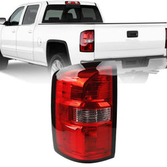 Tail Llight Assembly Halogen Compatible With 2014-2015 GMC Sierra 1500 2500HD 3500HD Rear lamp Taillight Left Driver Side GM2800262 23424737