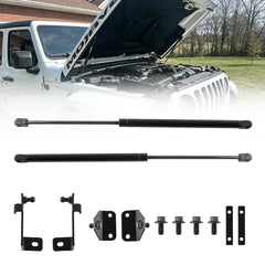 Dasbecan Hood Lift Supports Gas Spring Compatible with 18-26 Jeep Wrangler