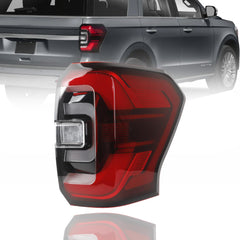 Tail Light Assembly Compatible with 2022 2023 2024 Ford Expedition Limited/Platinum LED Taillight Red Trim Rear Lamp Right Passenger Side Replace NL1Z13404 NL1Z-13404-B