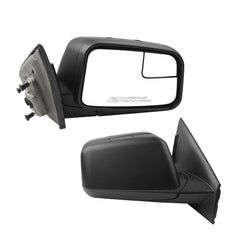 Right Passenger Side Door Mirror Compatible with 2009-2011 Ford Edge Manual Folding Non-Heated To 02-07-2011 Production Date Replaces AT4Z17682AA FO1321371 Black (3Pins)
