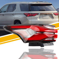 Tail Light Assembly LED Compatible With 2022 2023 2024 Chevy/Chevrolet Traverse Rear Lamp Taillight Left Driver Side 86785340 2574100