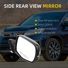 Side Rear View Mirror Compatible with 2016-2022 Honda Pilot Power Heated Turn Signal ABS Housing Mirror Memory Door Rearview Mirror Passenger Right 76200TG7A71ZE-PFM HO1321335(10pin) Visit the Dasbecan Store