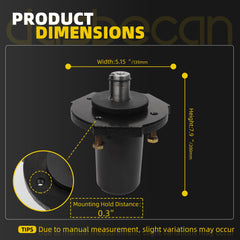 Deck Spindle Assembly Compatible with Ariens & Gravely Lawn Mowers, Replace# 59202600 59225700 69207500, Fits Pro-Master, ZT HD, Zoom, Apex, Max Zoom, Z-Stance, Pro-Turn Models (1PCS)