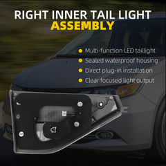 Inner Tail Light Assembly Compatible with Honda Odyssey 2014-2017 Rear Lamp Taillight Right Passenger Side Replace#34150TK8A11 HO2803107