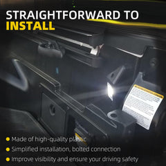 Pair Fog Lights Compatible with Kia Forte 2019 2020 2021 Left & Right Front Bumper Daytime Running Lamp Assembly Replaces# 92207-M7050 92208-M7050 KI2562102 KI2563102