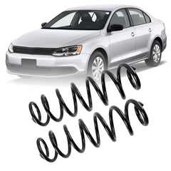 Rear Suspension Heavy Duty Coil Spring Set Compatible with VW Jetta 2012-2018 Eos 2014-2016 Passat 2012-2019 Beetle 2012-2019 Rabbit 2006-2007 Golf 2010-2014 Replace# 1K0511115BE 1K0511115BF