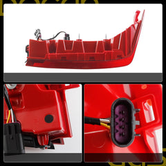 Rear Passenger Side LED Taillight Assembly Compatible with 2013-2018 Cadillac ATS Right Tail Light Replaces#GM2801260 84540024