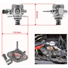 High Pressure Fuel Pump with Seal Compatible With Hyundai Sonata 2011-2014 Kia Sorento Optima 2.0L 2.4L 11-15 Sportage 11-16 Replaces 353202G740 35320-2G720