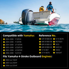 Dasbecan Starter Compatible with Yamaha 150HP 2250HP 250HP