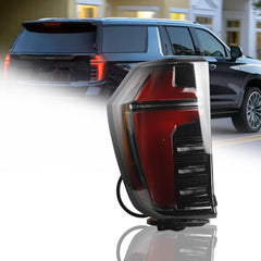 Tail Light Assembly Compatible With 2025 2026 Chevy Suburban/Tahoe LED Taillight Rear Lamp Left Driver Side Replace# 85765644 85742164 85050857