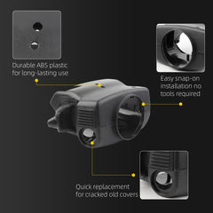 Steering Column Cover Shroud Compatible with 1995-2000 Chevy Suburban Tahoe C1500 K1500 GMC Yukon Sierra Replace# 26036498 26036499
