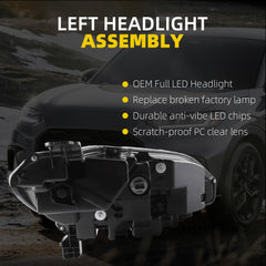 Dasbecan Headlight Assembly Compatible With 2023 2024 2025 Honda HR-V