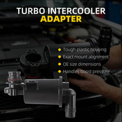Dasbecan Turbo Intercooler Adapter 2.7/3.5L Replace FL3Z-9V456-C FL3Z9V456B