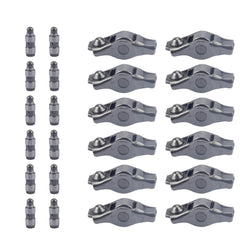 12 Pcs 3.6L Rocker Arm and Lifter Kit Compatible With ChrysIer 200 300 Dodge Ram 1500 Challenger Charger Journey Jeep Grand Cherokee Wrangler 5184296AH 5184332AA