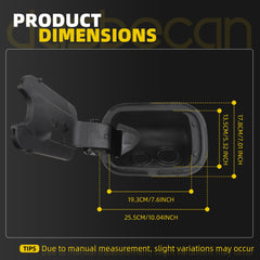 Fuel Tank Filler Pipe Housing Compatible with 6.6" bed Gas Models 2020-2025 Sierra 2500 3500 HD OEM Replace 84749789 84673134