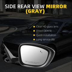 Dasbecan Side Mirror For 2023-2026 Honda Accord 5Pin Right (Meteorite Gray)