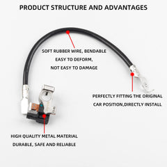 Dasbecan Negative Battery Cable Compatible With 2012-2018 Ford Focus 2013-2019 Ford Escape AV6Z-10C679-P AV6Z10C679P