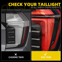 Tail Light Assembly Compatible With 2025 2026 Chevy Suburban/Tahoe LED Taillight Rear Lamp Left Driver Side Replace# 85765644 85742164 85050857