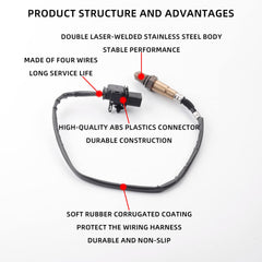 Upstream Oxygen Sensor Compatible with 2009-2010 Ford E-150 E-250 Escape Expedition F-150 2009-2010 Ford E-350 E-450 Super Duty 2010 Ford Flex Fusion Taurus Replace 234-5107 250-25035