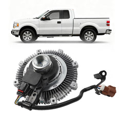 Electric Radiator Cooling Fan Clutch Compatible With Ford Expedition F-150 Lincoln Mark LT Navigator 2007-2008 Replaces# 7L1Z8A616B 7L1Z8A616C 7L1Z-8A616-A 7L1Z8A616A 3264 YB3074 622005
